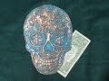 How to make a Sugar Skull from Hammered Copper