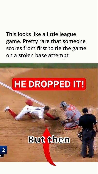 image of He Made it Home After Stealing 2nd... #baseball - YouTube