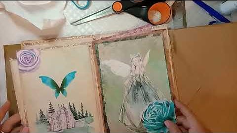Trifold Folio Fairy Journal Tutorial
