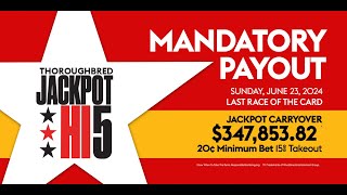 Woodbine Jackpot Super High 5 mandatory payout analysis with Bratt & Blowe