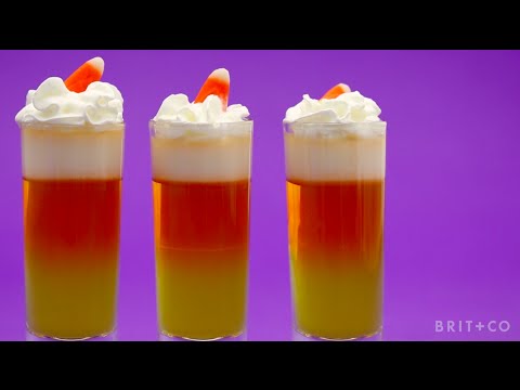 Como Shots DIY Candy Corn Jello