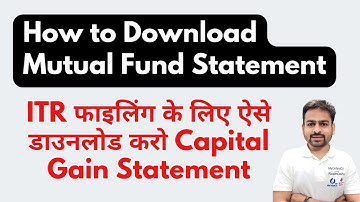 How to Download Mutual Fund Statement | How to Get Mutual Fund Statement Online | Check MF Statement