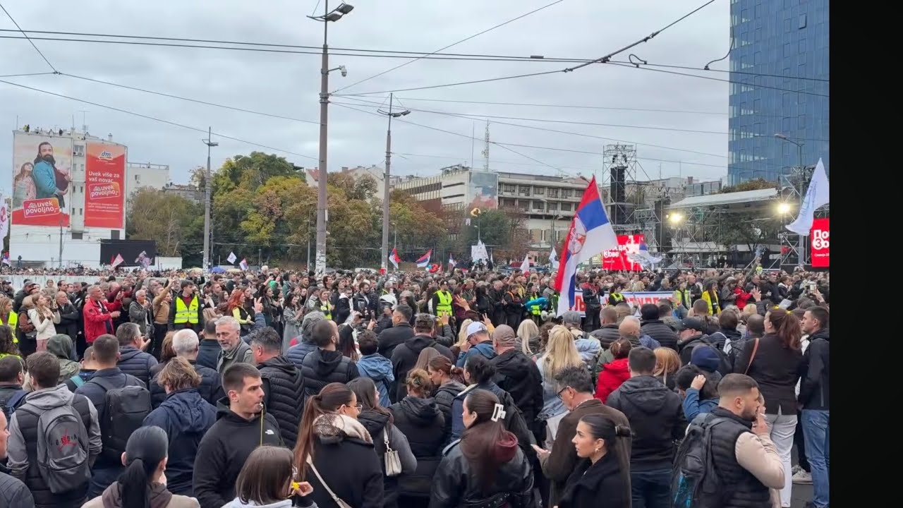 Uživo - Beograd: Svi na Slaviju - Studenti pobeđuju! Vučić van sebe jer stotina hiljada ljudi stiglo