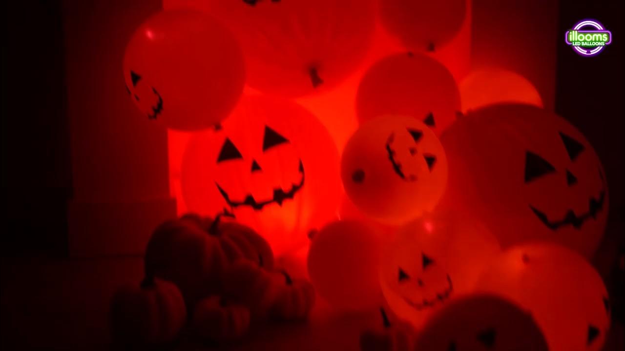 How to light up Halloween with illooms LED balloons YouTube