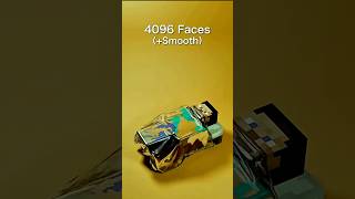 MINECRAFT CLOTH SIMULATOR FROM 1 FACE TO 4096 FACES 🛌🏼 #minecraft #shorts
