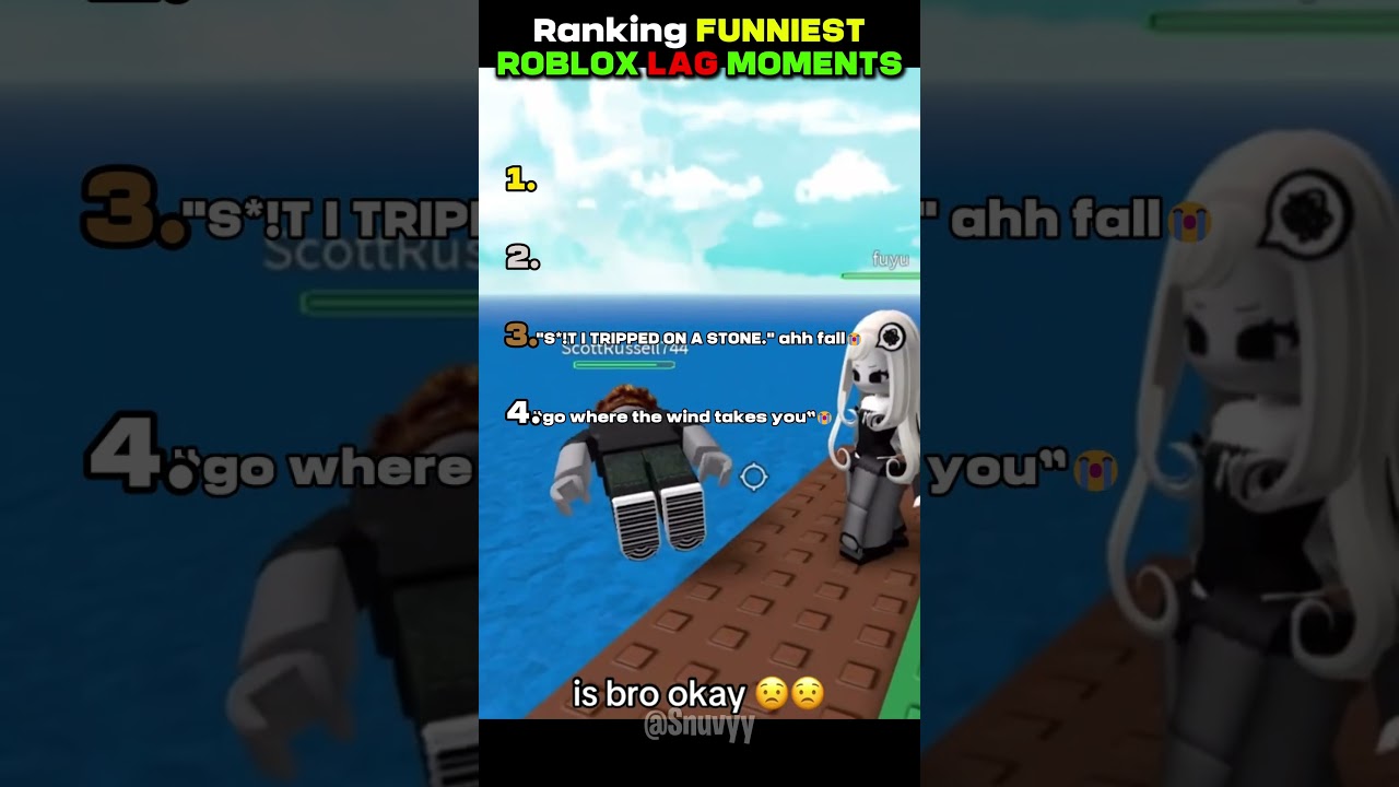The MOST FUNNIEST ROBLOX LAG MOMENTS🤣
