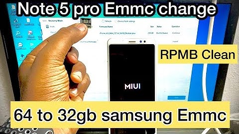 Mi Note 5 Pro Emmc Change | Hang On Logo | Mi Mobile Emmc Change | Mi Note 5 Pro Logo Problem| solve