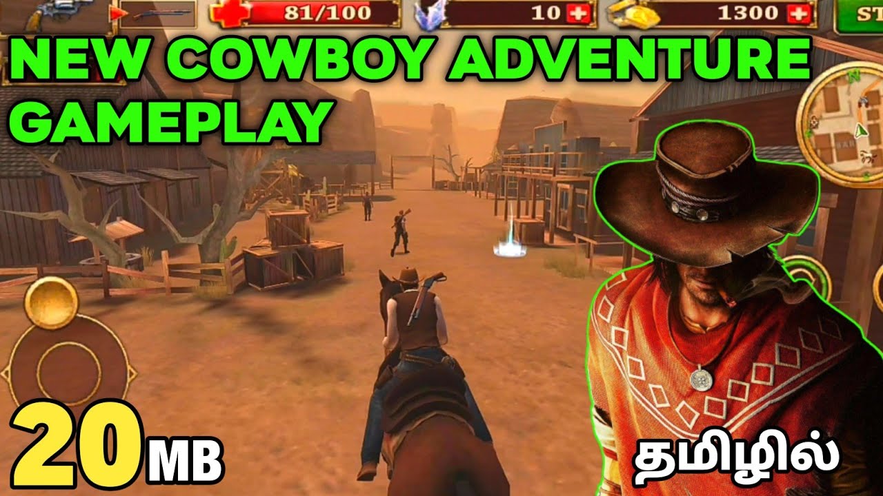 Cowboy Adventure Mobile Game Gameplay in Tamil | Sanjai Gaming