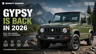 2026 Maruti Suzuki Gypsy 🔥 Legendary Off-Roader is Back | Full Details &amp; Expected Features