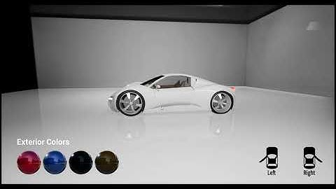 Unreal Engine Car Configurator #ue4