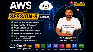 AWS Session-3 Telugu | Linux File Permissions | chmod, chown & rwx Explained | AWS DevOps #aws#linux