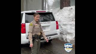Storm Response: San Bernardino County Sheriff Deputies Conduct Welfare Checks