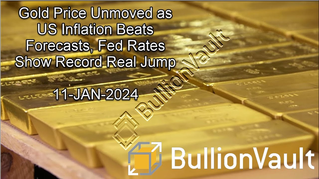 Gold Price Unmoved as US Inflation Beats Forecasts, Fed Rates Show ...