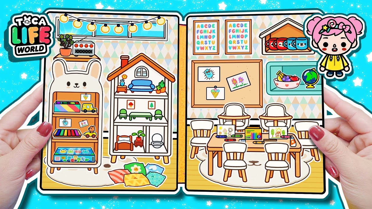 Toca Life World Quiet Book#49 Nursery ABC In Quiet Book 