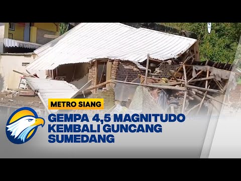 Gempa Susulan 4,5 Magnitudo Kembali Guncang Sumedang