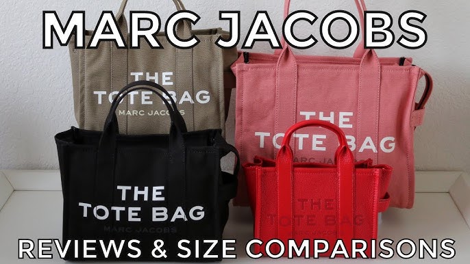 MARC JACOBS TOTE SIZE COMPARISON  Small Tote vs Large Tote 