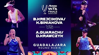 Krejcikova/Siniakova vs. Guarachi/Krawczyk | 2021 WTA Finals Doubles