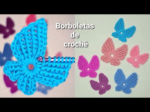 Vídeo: Como Fazer Uma Borboleta De Crochê