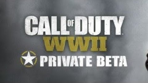 CALL OF DUTY WW2 beta GAMEPLAY!! (Nearly got paratroopers)