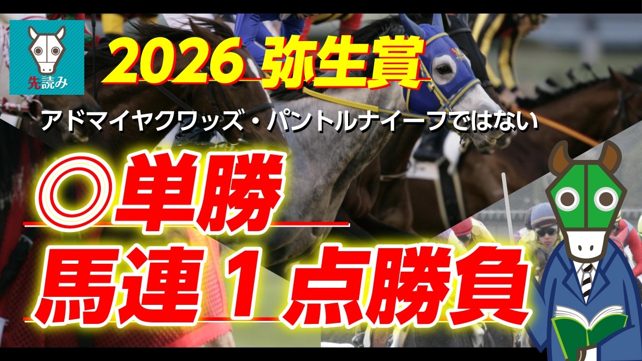 【効率馬券】今年の弥生賞はこれで勝つ！
