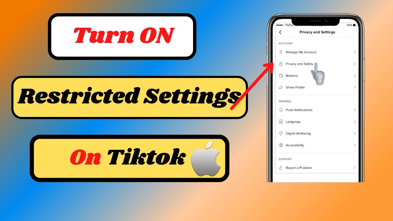 How to Turn on Setting Restricted by TikTok to Protect your Privacy