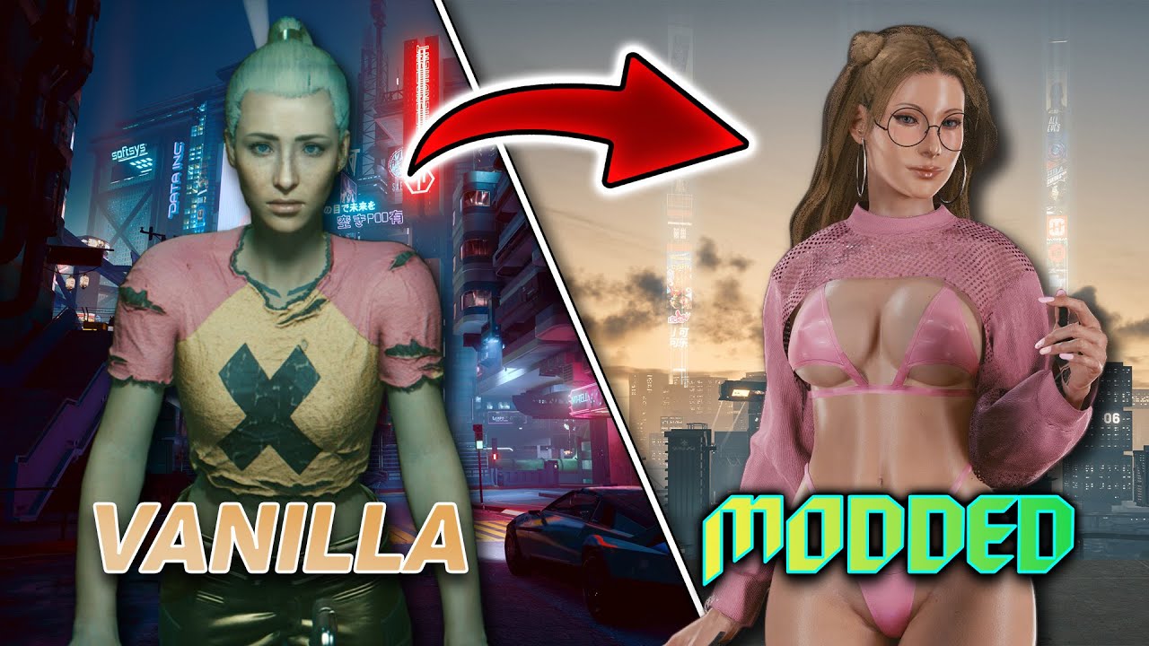 I modded Cyberpunk 2077 V into my Waifu I modded Cyberpunk 2077 V into my Waifu