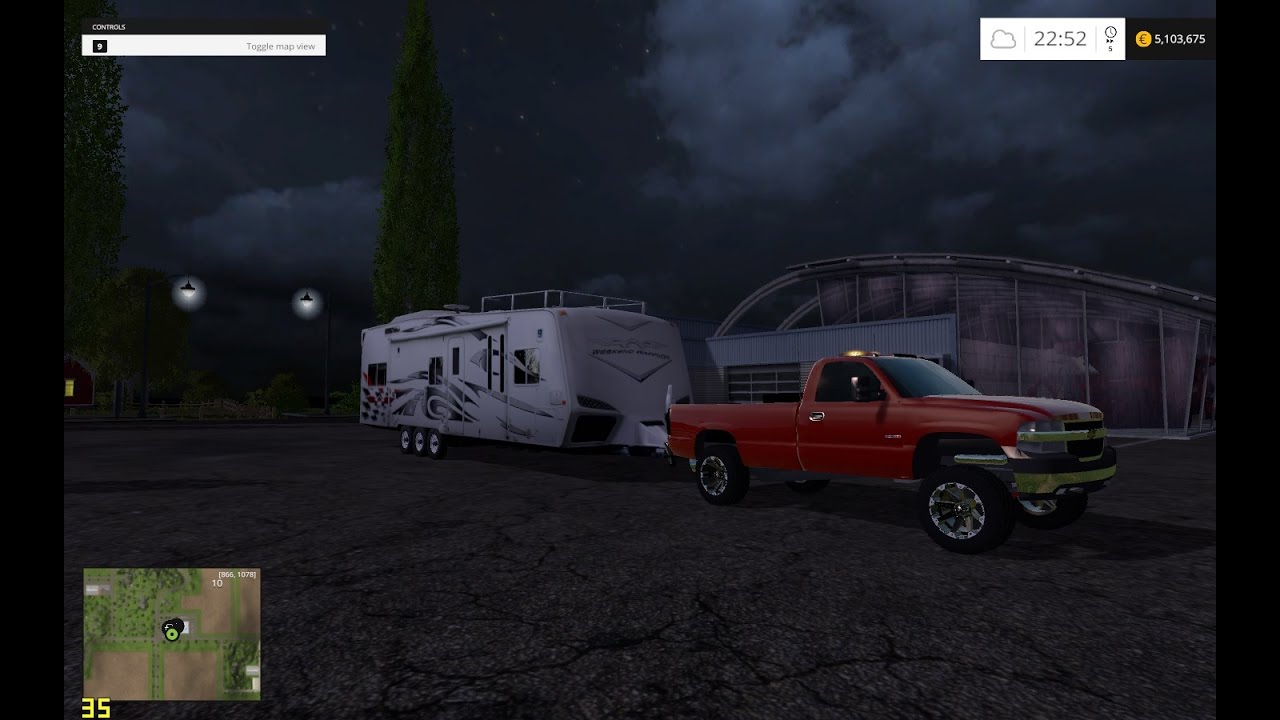 Farming Simulator 2015 Weekend Warrior Camper Mod Spotlight - YouTube