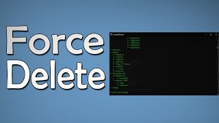 how to force delete file or folder in windows 10 using cmd