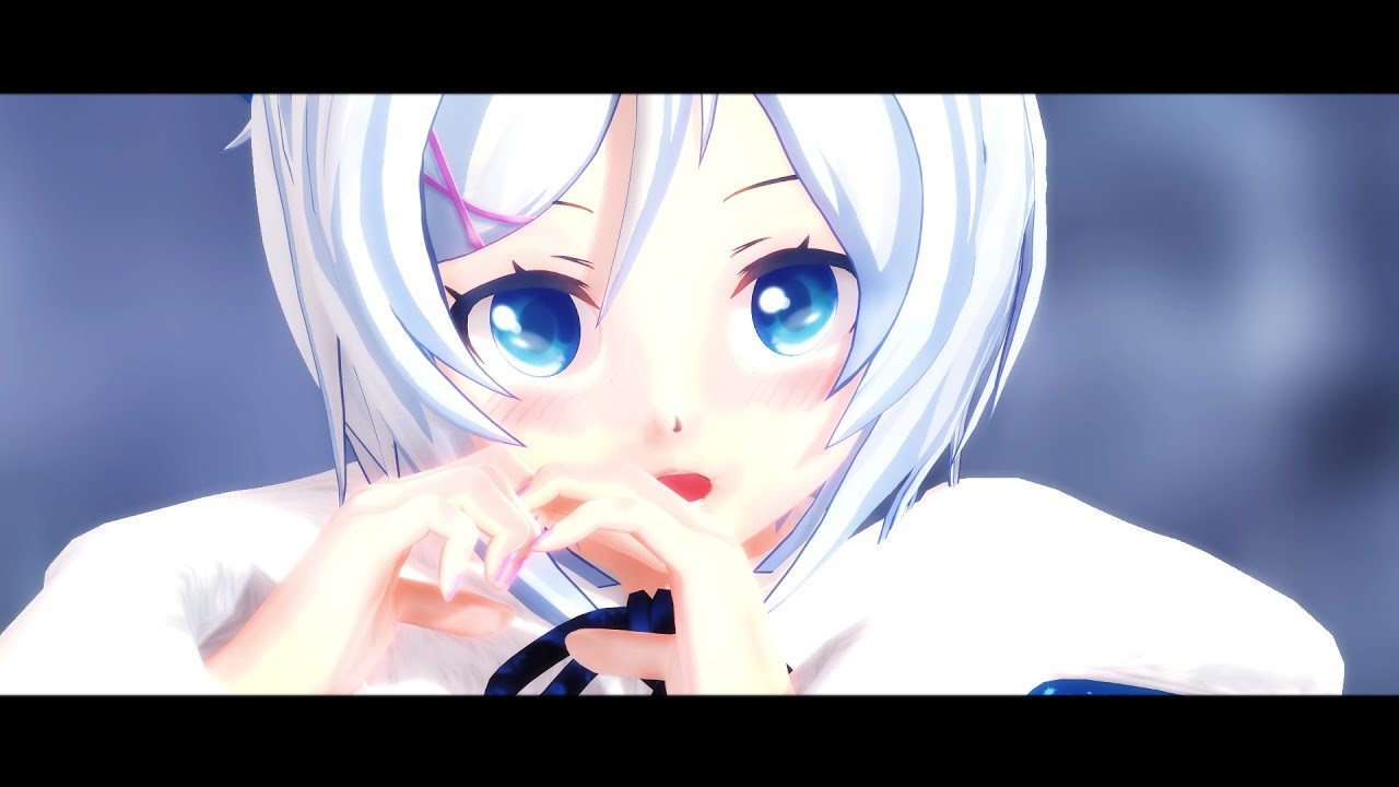 4K 【MMD】好き！雪！本気マジック【電脳少女シロ】 - YouTube