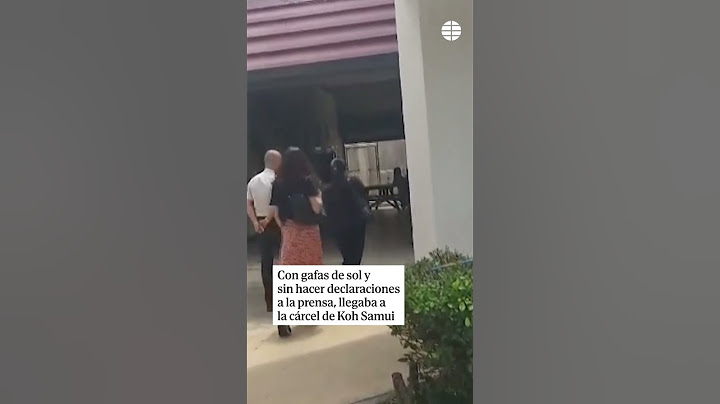 Así ha llegado la madre de Daniel Sancho a la cárcel de Tailandia #tailandia #danielsancho