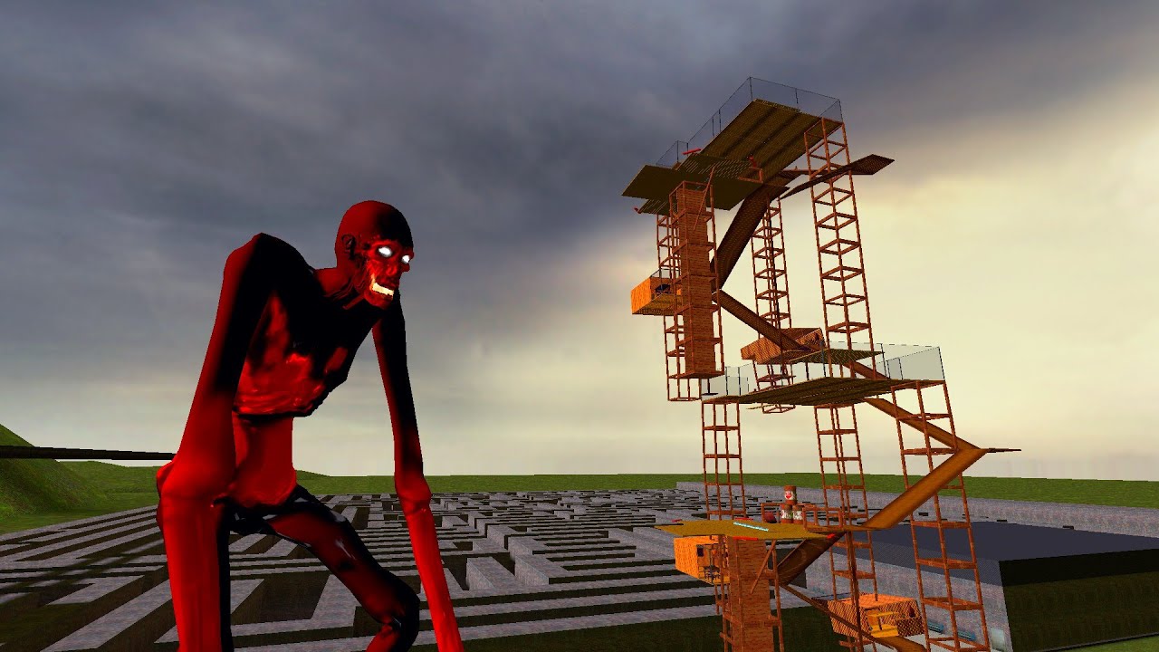 SCP-096 VS Towers GMOD! part 7