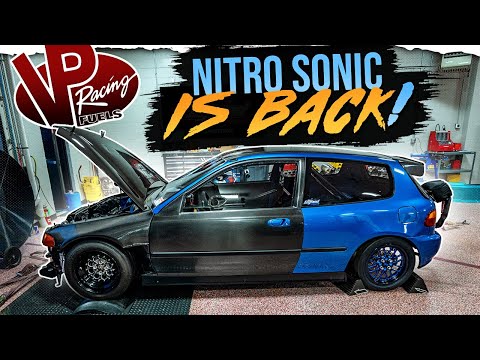 Sonic's All Motor Nitro K-Series EG hits the Dyno! INSANE!!
