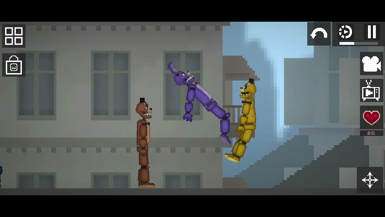 The fnaf vs fnaf fight part 2 SS 2