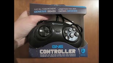 Hyperkin GN6 6 button Genesis controller review