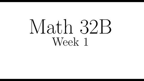 Double integrals via Riemann sums || Math 32B week 1