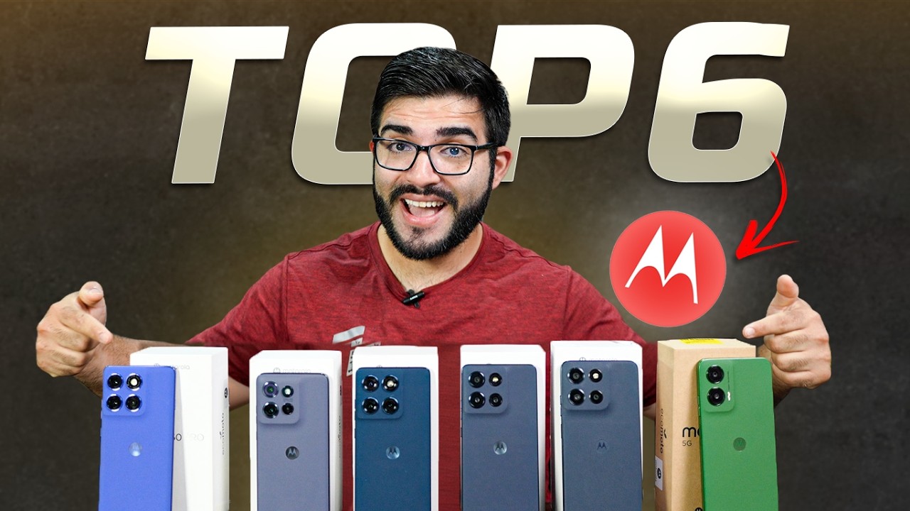 (MUDOU) TOP 6 Melhores Smartphones da MOTOROLA em 2026! estão INCRÍVEIS em custo BENEFÍCIO