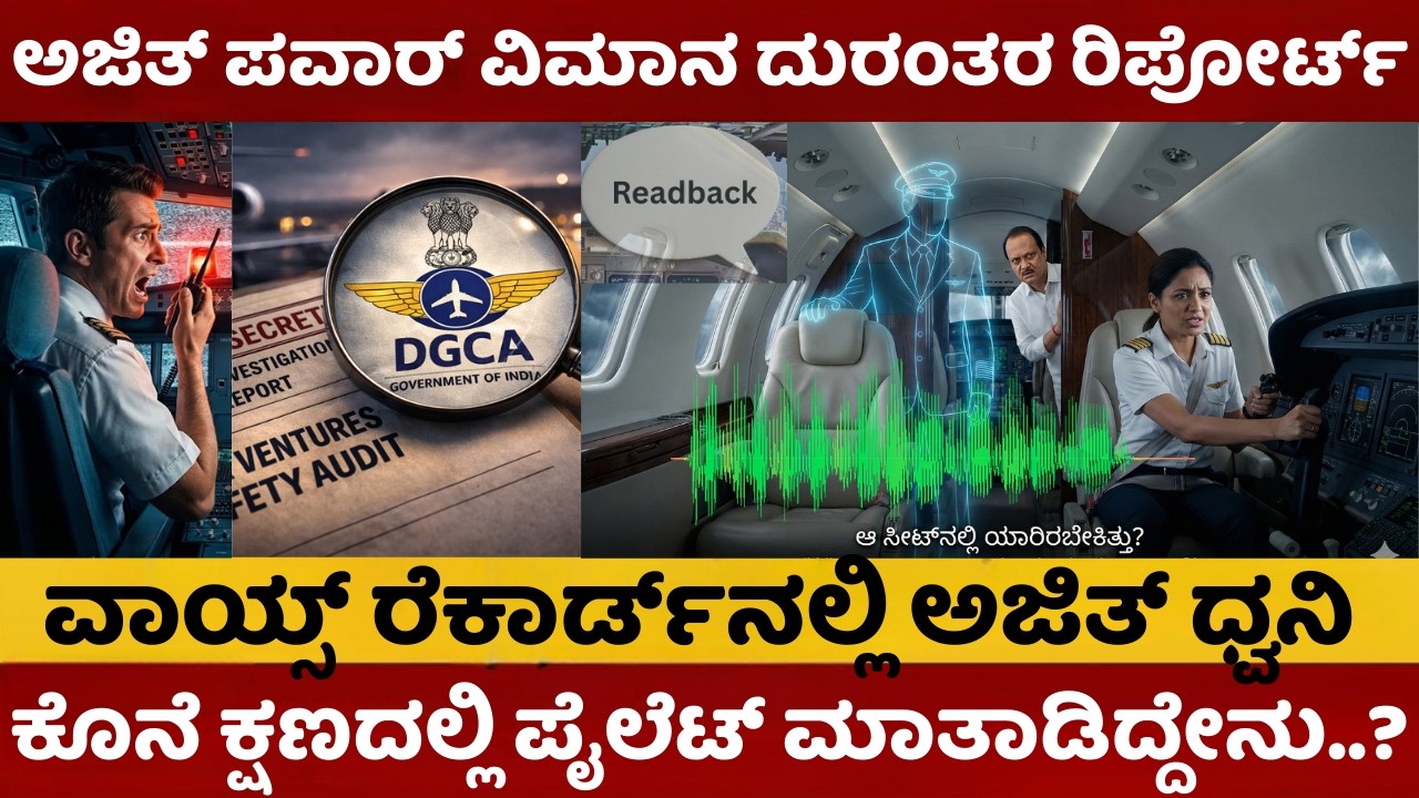 ಅಜಿತ್ ಪವಾರ್ ವಿಮಾನ ದುರಂತಕ್ಕೆ ಬಿಗ್ ಟ್ವಿಸ್ಟ್ | ವಿಮಾನ ಪತನದ ಹಿಂದಿನ ಅಸಲಿ ಕಾರಣ ಬಯಲು | Ajith Pawar |