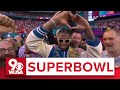 Damar Hamlin makes appearance on field at Super Bowl