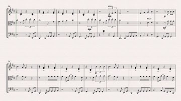 Rude String Trio Sheet Music Cover Magic