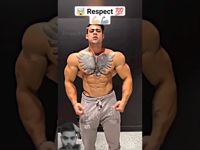 Respect 🤯💯 Big muscles 💪🏻🦾 Ep - 86 #shorts #respect #respectshorts #gym class=