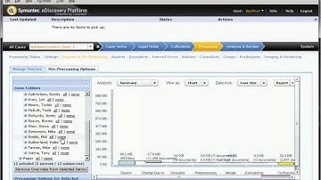 Veritas eDiscovery Platform 8 0 Perform Discovery Demo