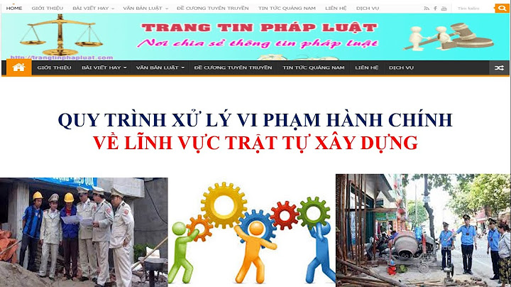 Văn bản xử phạt vi phạm hành chính