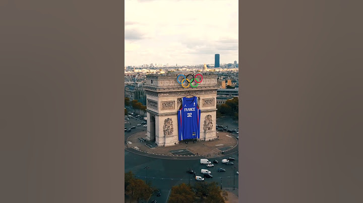 Maillot EDF Basket-Ball - JO Paris 2024 - Arc de Triomphe