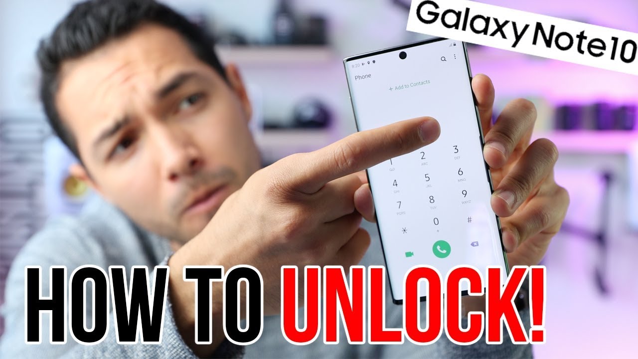 How To Unlock Samsung Note 10