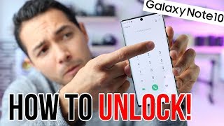 How To UNLOCK Samsung Galaxy Note 10! - Fast and Easy