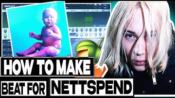 HOW TO MAKE  beat for NETTSPEND | FL Studio Tutorial
