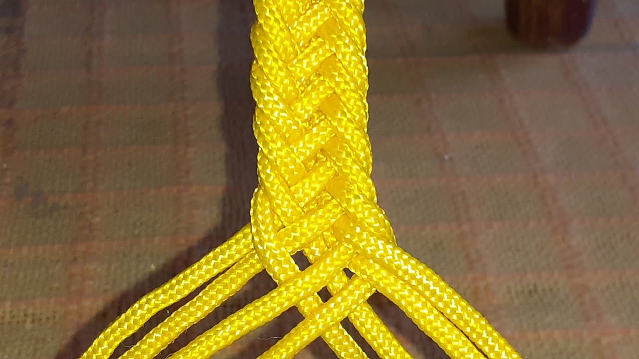 Trança de 8 tentos.