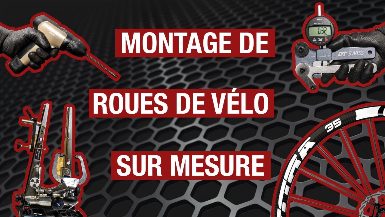 MONTAGE D'UNE PAIRE DE ROUES DE VÉLO MAKADAMM SUR MESURE