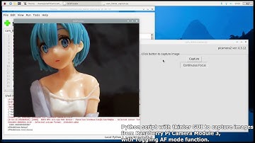 Python with tkinter GUI to capture images from Raspberry Pi Camera Module 3, with Toggling AF mode.