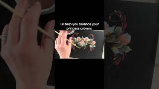 Help with your princess crowns/muscle memory face painting exercise using Onestroke technique 